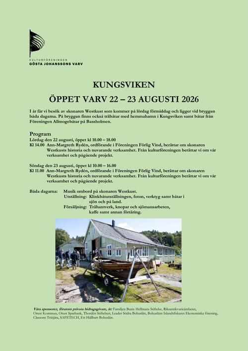 Programblad Öppet varv 2026 (PDF)